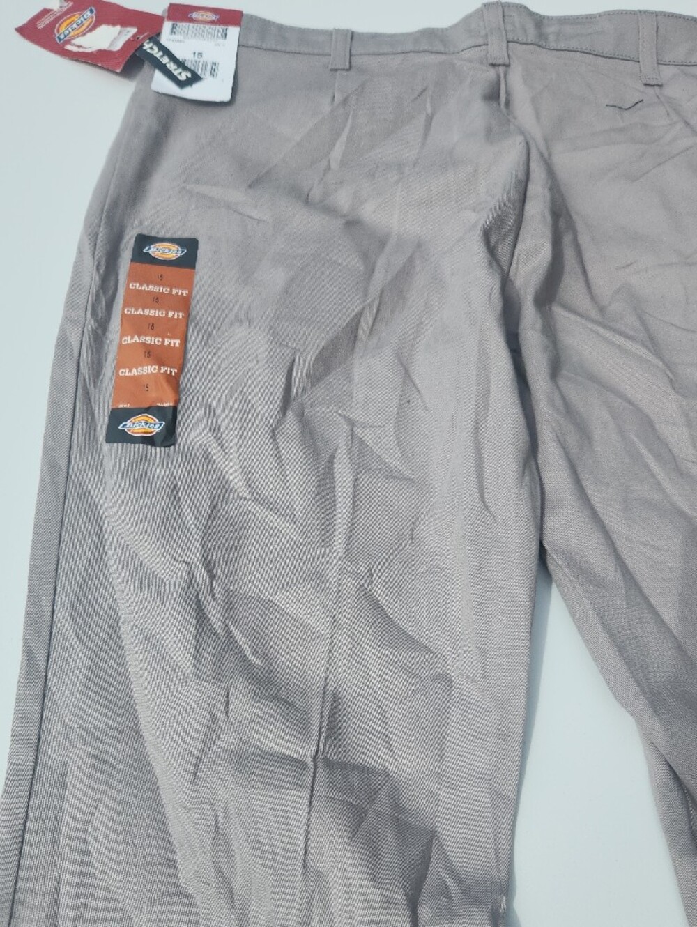 NWT Dickies Women’s Gray Stretch Straight Leg Work Pants Career Uniform - Picture 4 of 5